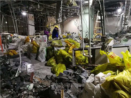 Indoor demolition and reconstruction project on the third floor of Zhonghai Plaza