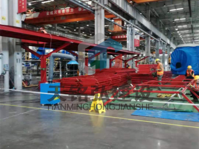 三一重能参观走廊钢结构制作安装工程